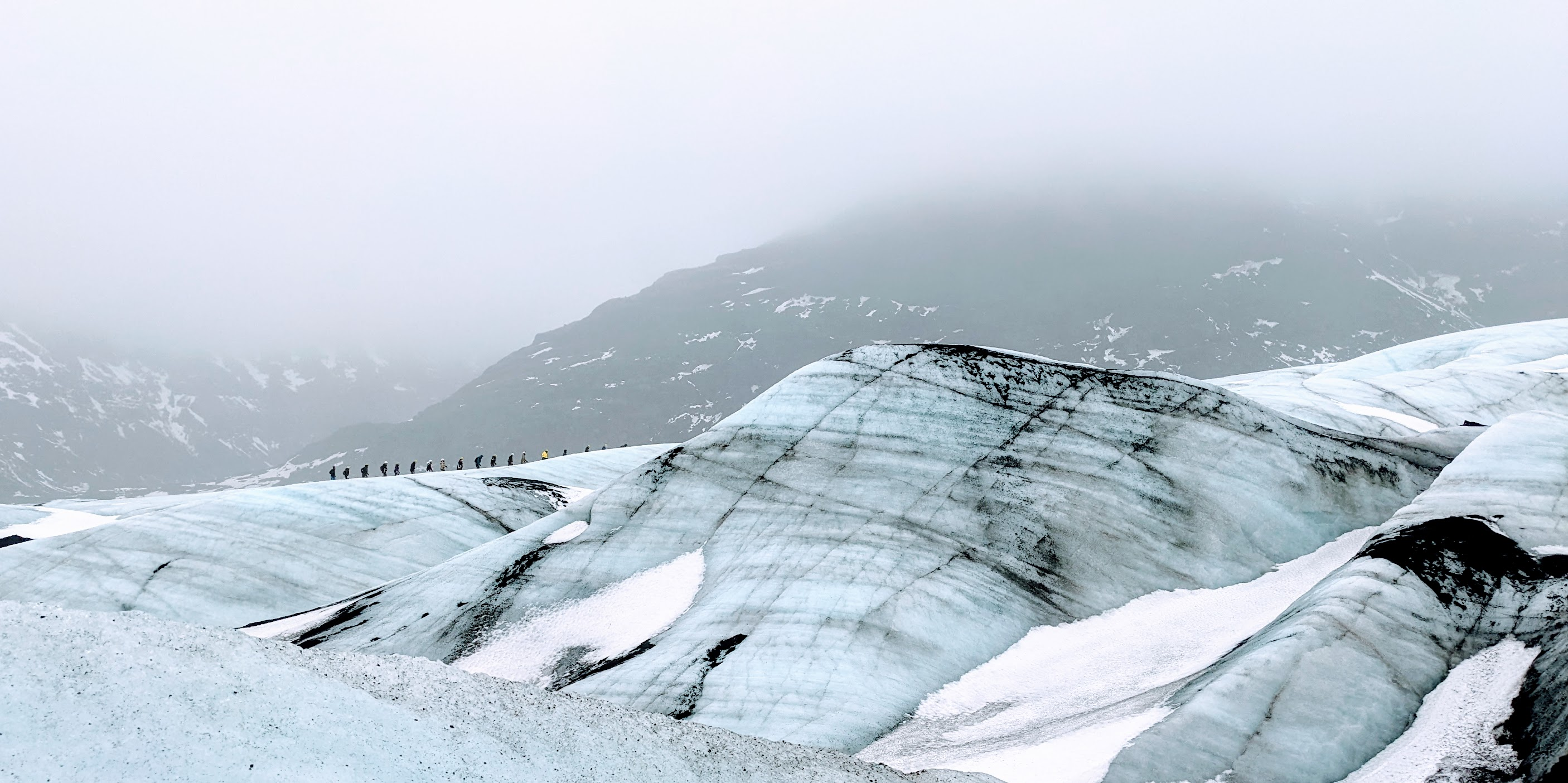 Hiking Sólheimajökull Glacier in Iceland 