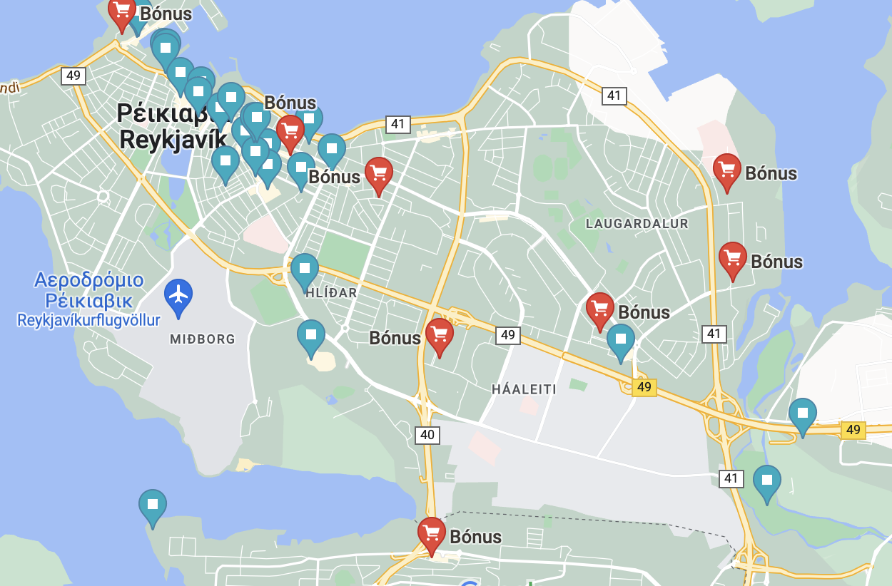 Bonus Iceland Supermarket