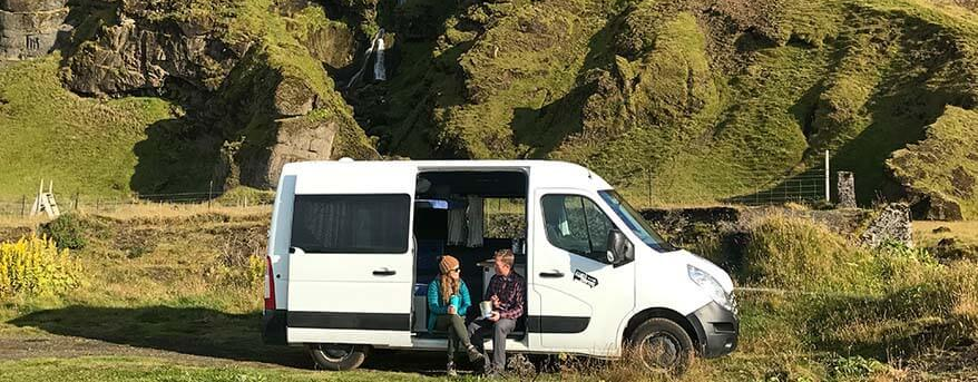 campervan iceland goof weather