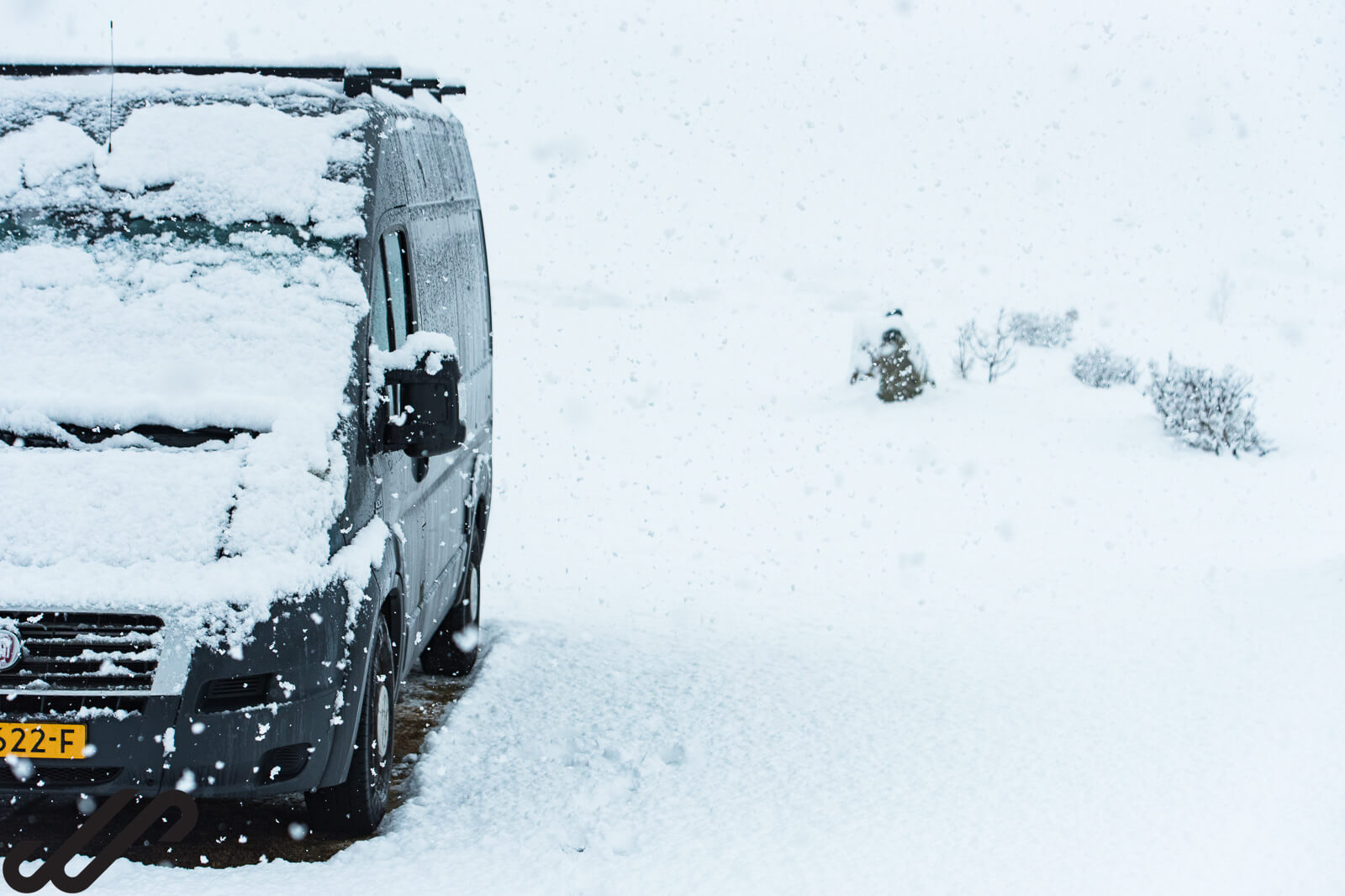 campervan winter iceland
